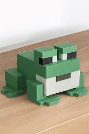 Minecraft 7 cm Yeşil Frog Kurbağa Figür