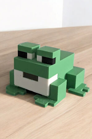 Minecraft 7 cm Yeşil Frog Kurbağa Figür