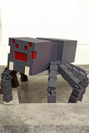 Minecraft Spider Örümcek Figür Dekoratif Obje