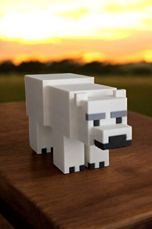 Minecraft Polar Bear Kutup Ayısı Figür
