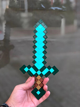 Minecraft 30 Cm Diamond Sword Elmas Kılıç Dekoratif Obje