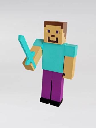 Minecraft 21 Cm Steve Adam Dekoratif Obje Oyuncak