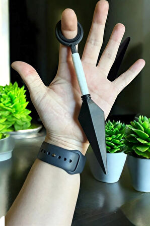 2 Adet Klasik Ninja Hareketli Kunai Anime Figür Naruto Spinner 17 cm