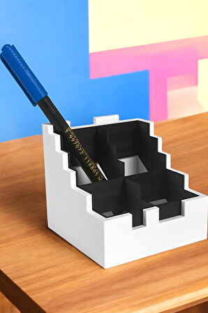 Minecraft Skeleton Kuru Kafa İskelet Kalemlik 8 cm Kalem Kutusu Dekoratif Obje