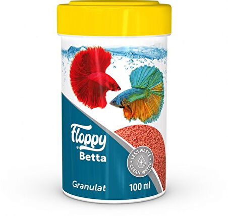 Floppy Betta Balığı Yemi Granulat 100ml