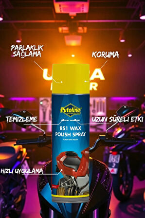 PUTOLINE RS1 WAX POLISH SPREY - RS1 WAX POLISH SPREY - N/A 500 ML