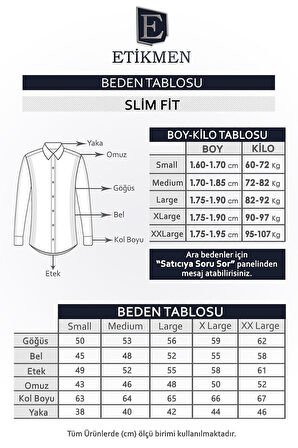 Bej Slimfit Gerçek Kot Erkek Gömlek