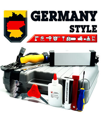 Germany Style Profesyonel Yeni Rus Model Nesil Adaptörlü Keçi Koyun Kırkma Makinesi
