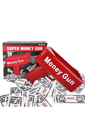 Para Tabancası Dolar Euro Saçma Fışkırtma Makinesi Otomatik Para Tabancası Düğün Parti Eğlence Etkin