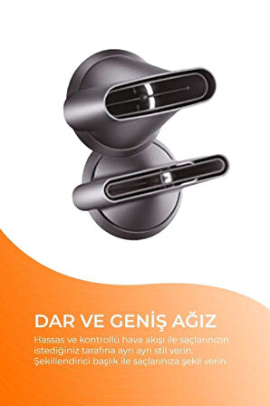 Saç Kurutma ve Saç Şekillendirme Seti Saç Kurutma Makinesi Aparatları İle Birlikte