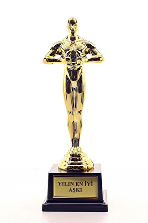Eşe Sevgiliye Anneye Babaya Yılın En İyi Aşkı Oscarı Ödülü Hediye Büyük Boy