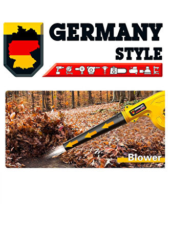 Germany Style Tek Akülü Profesyonel 21v Çift Akülü Kompresör Şarjlı Hava Üfleme Makinesi