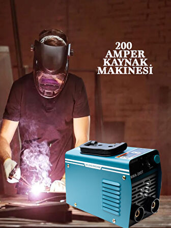 Rowermax PRO MMA-200T Amper Profesyonel Dijital Göstergeli Çift Kart Soğutmalı İnverter Kaynak Makin
