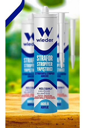 Strafor Stropiyer Yapıştırıcı Beyaz 450gX3 Adet