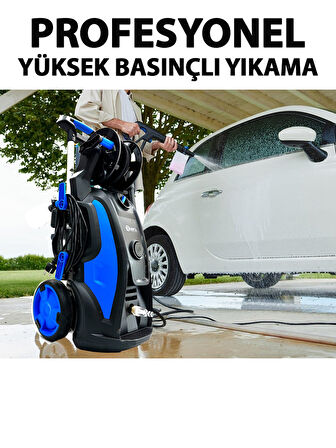 Rowermax Rapco 225 Bar İndiksiyon Motor 3200 Watt Profesyonel Yüksek Basınçlı Yıkama Makinesi