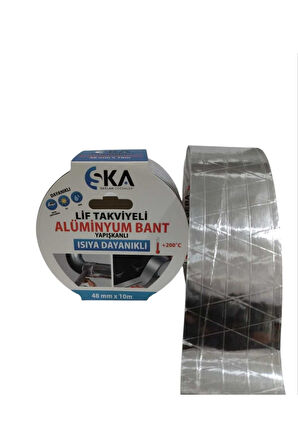Yapışkanlı Lif Takviyeli Alüminyum Bant 48mmx10m