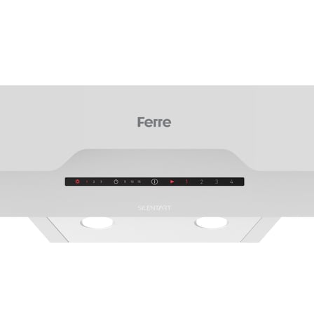 Ferre D064 Beyaz Ultra Sessiz SilentArt  60 cm Ankastre Davlumbaz