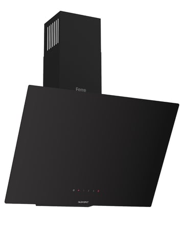 Ferre D077 Siyah Ultra Sessiz SilentArt  60 cm Ankastre Davlumbaz
