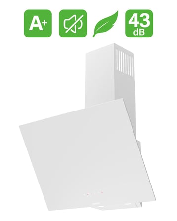 Ferre D078 Beyaz Ultra Sessiz SilentArt  60 cm Ankastre Davlumbaz