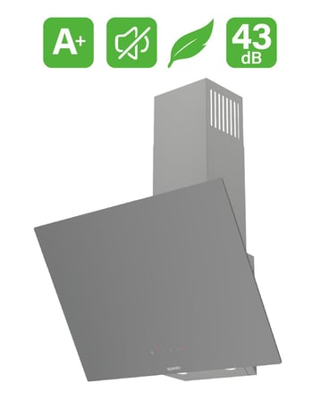 Ferre D 079 Gri Ultra Sessiz SilentArt  60 cm Ankastre Davlumbaz