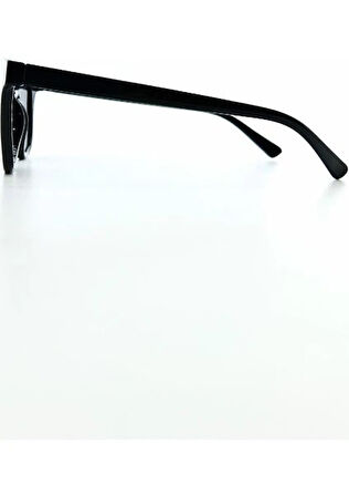 Sade Detaylı Şık Stil Tasarım UV 400 Korumalı Polarize Çerçeve Siyah Unisex Güneş Gözlüğü