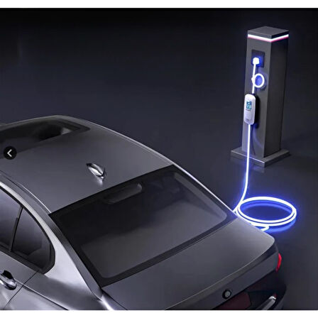 Schoner 22kW Taşınabilir Elektrikli Araç Şarj İstasyonu 5 Metre Tip2 Kablolu Wi-Fi/Bluetooth Mode C
