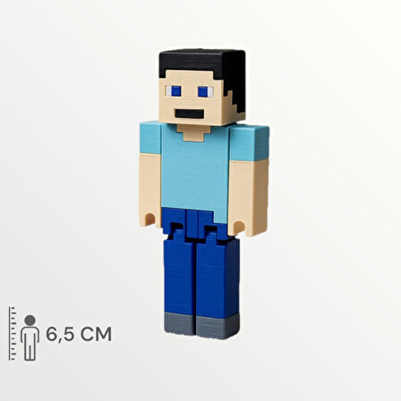 Minecraft Keşif Seti Cadı Creeper Skeleton Steve Alex Köylü 