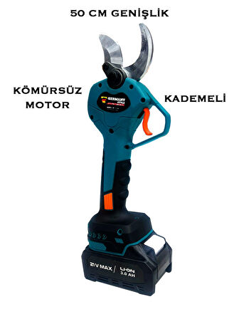 Germany Style 50 mm Budama Makası 24 cm Palalı Budama Testeresi Ağaç Kesme Dal Budama Makinesi
