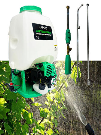 Germany Style Rapco 25 Litre Sırt Tipi Benzinli İlaçlama Sisleme Makinesi