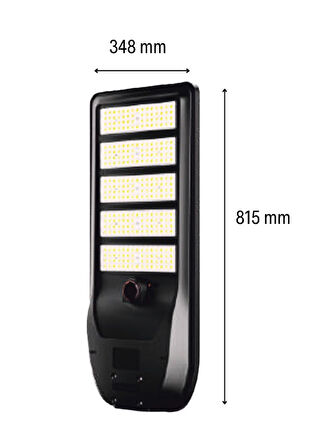 Huzur Elektrik Solar Led Sokak Armatürü 1000w Ip65 Beyaz Işık 