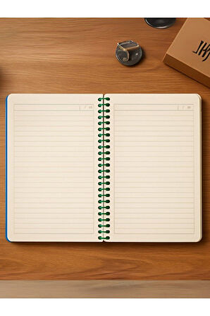 Spiral Çizgili Rick and Morty Temalı Defter Öğrenci ve Ofis Kullanımına Uygun Eğlenceli Özgün Hediye