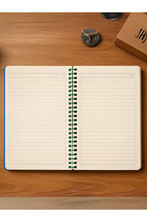 Spiralli Çizgili Uzay NASA Temalı Temalı Öğrenci ve Ofis Kullanımı İçin Uygun Defter 80 Yaprak