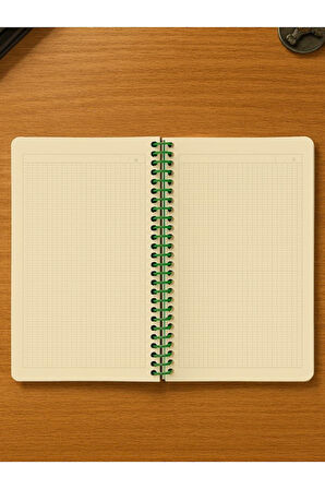 Spiralli Kareli Surfing in California Temalı Öğrenci ve Ofis Kullanımı İçin Uygun Defter 80 Yaprak