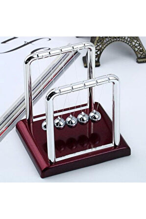 Ofisinize 3’lü Masaüstü Dekorasyonu USB'li Led Işıklı Karahindiba Küre Kum Saati Newton Balans Hedye