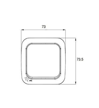 Viko Palmiye Sıva Üstü Komütatör