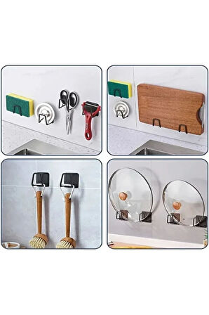 Bulaşık Süngeri Tutacağı Evye Düzenleyici Telli Bulaşık Süngeri Tutucu Askı 2 Adet