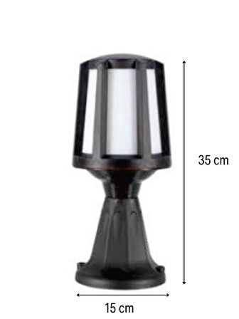 Huzur Elektrik Rina Set Üstü Direk 35cm Aydınlatma Armatürü 13650