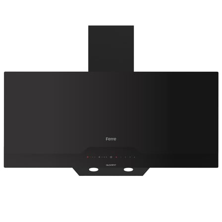 FERRE D067-SA Siyah Ultra Sessiz Silentart 90 cm Davlumbaz