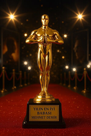 Sevgiliye Eşe En İyi Babaya Sevdiklerinize Hediye İsime Kişiye Özel Ödül Biblo Yılın En İyi Babası