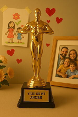 Dekoratif Hediye Sevgiliye Eşe En İyi Anneye Sevdiklerinize Yılın En İyi Annesi Biblosu Ödül Kupası