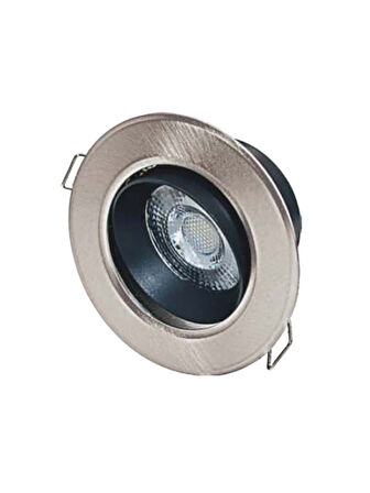 Huzur Elektrik Akik 7w 500lm 6400K Krom Kasa Beyaz Işık Spot lamba Ct-5252-B