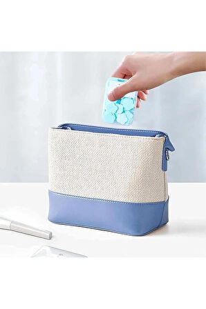 Pratik Hijyenik Çözüm 10 Adet Renkli Kağıt Sabun Kutusu 1000 Yaprak Kokulu Tek Kullanımlık El Sabunu