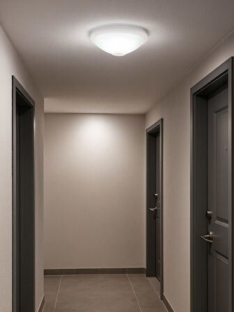 Pelsan Sensörlü Acil Aydınlatma Kitli Cam 8w 6500K Beyaz Işık 300x105 Led Armatür 104369