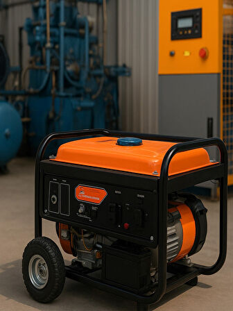 RAPCO WX-6500E BENZİNLİ MARŞLI 4 KW JENERATÖR BAKIR SARGILI
