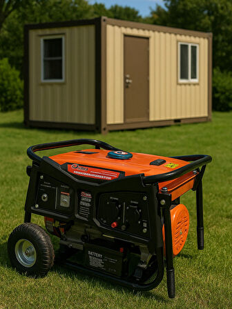 RAPCO WX-6500E BENZİNLİ MARŞLI 4 KW JENERATÖR BAKIR SARGILI