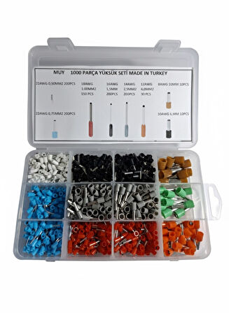 Huzur Elektrik 1000 Parça Yüksük Seti