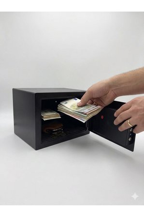 Pro Seri Elektronik Şifreli Para Çelik Ve Otel Kasası Paslanmaz Çift Anahtarlı