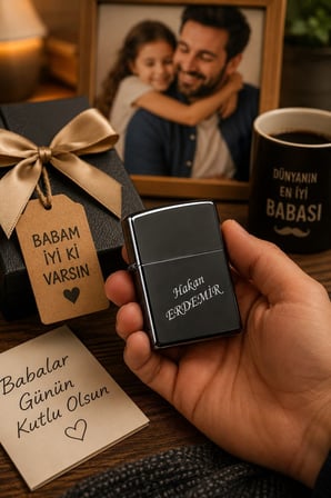 İsime Kişiye Özel İsim Yazılı Metal Benzinli Çakmak Premium Hediye Dolu Gönderim