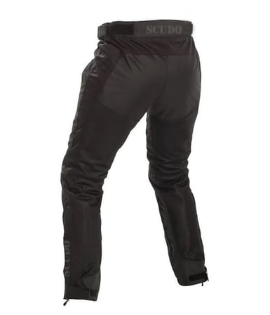 SCUDO MILANO SIYAH KISLIK MOTOSIKLET PANTOLONU