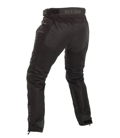 SCUDO MILANO SIYAH YAZLK MOTOSİKLET PANTOLONU